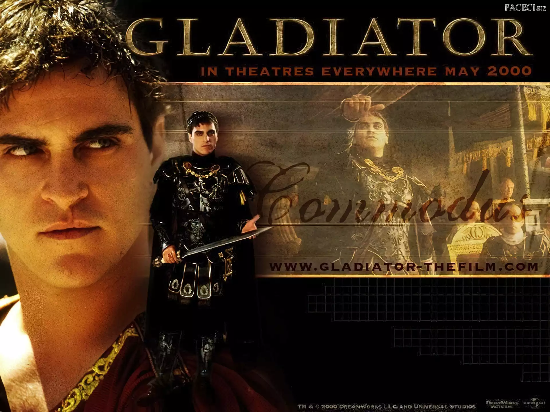 Joaquin Phoenix, gladiator
